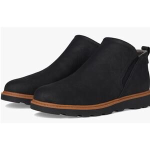 Dr Scholl's Margo Ankle Boots 9 Black Vegan Suede NWOT Ankle Booties Comfort
